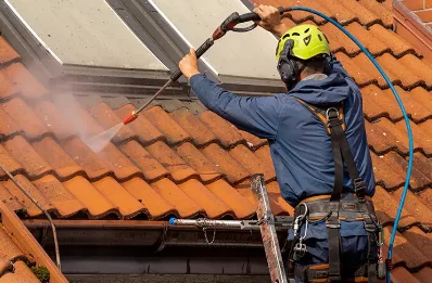 Démoussage et hydrofuge de toiture à Pierrefiques